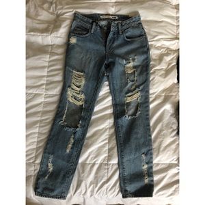 Lovers + Friends Boyfriend Skinny Jeans